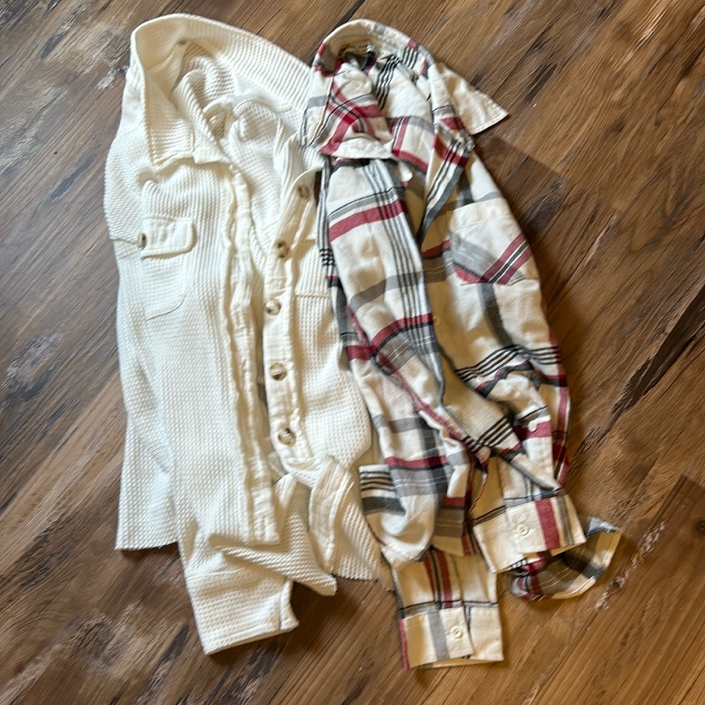 Fall button up flannels